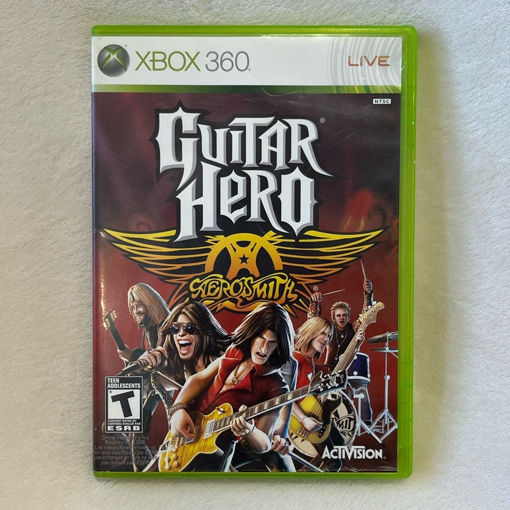 SOLD - Guitar Hero Aerosmith XBOX 360 Game